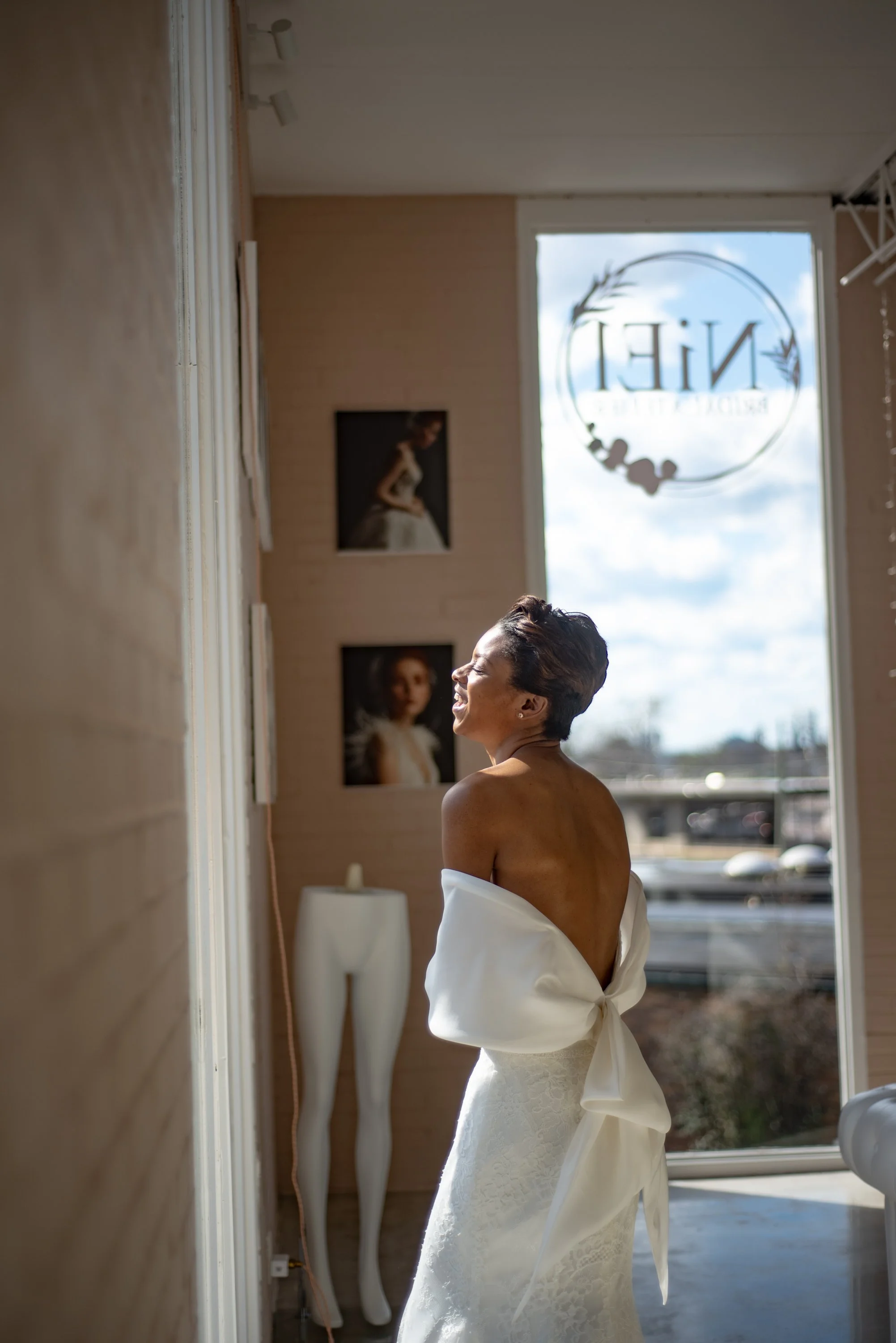 A quiet moment inside the atelier — where light, movement, and craftsmanship come together naturally.