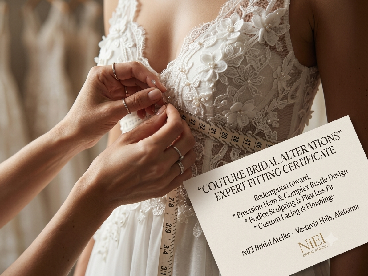 "Couture Bridal Alterations" — Expert Fitting Contribution