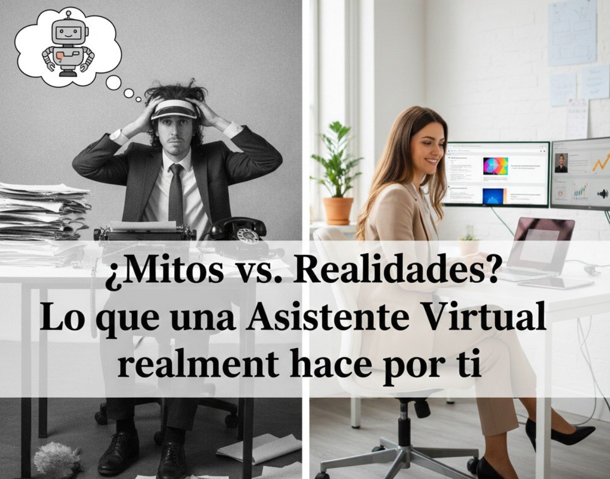 Mitos vs. Realidades: Lo que una Asistente Virtual realmente hace por ti