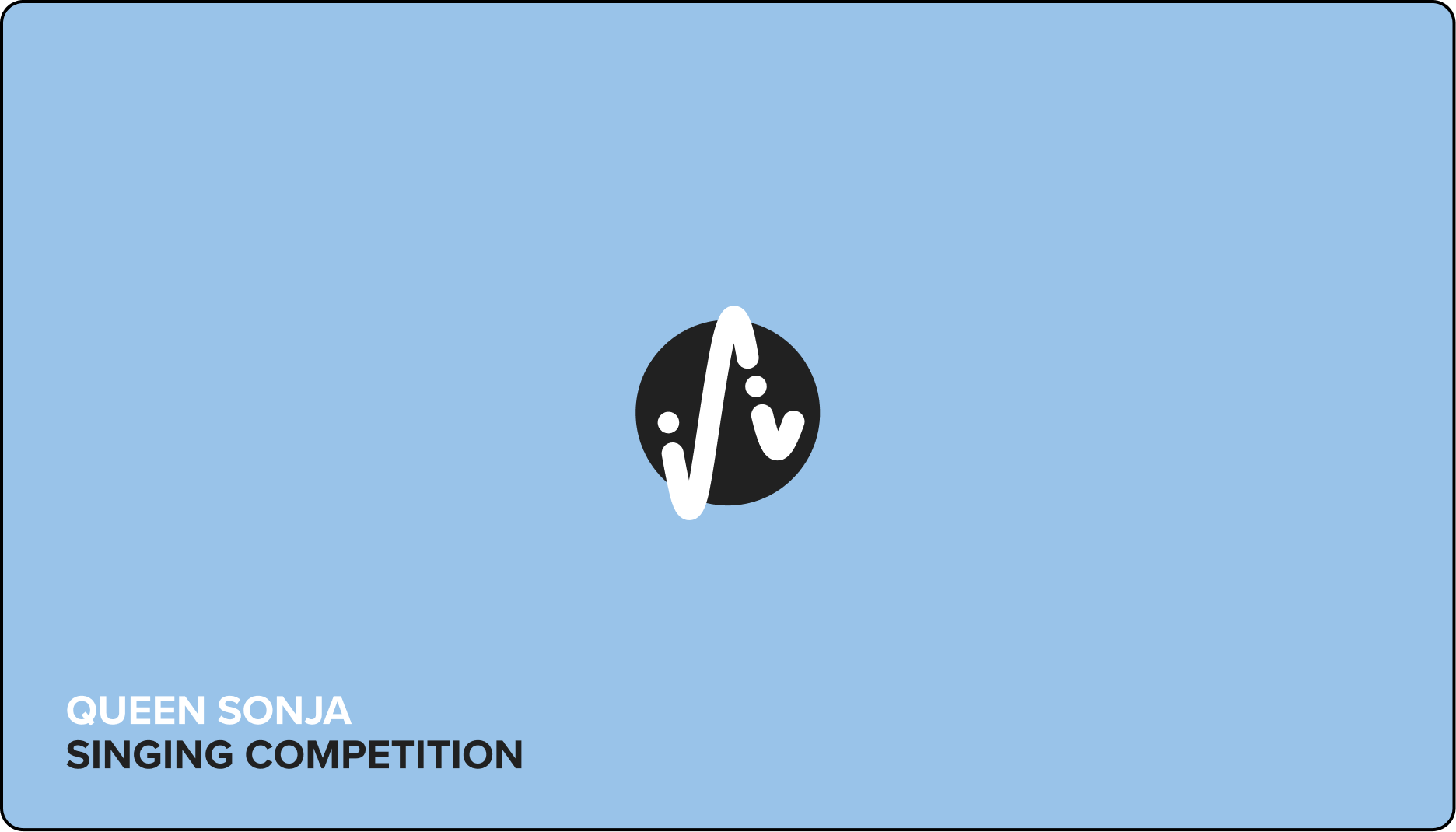 In harmonic blue, intended for more external contacts such as sponsors and partners.