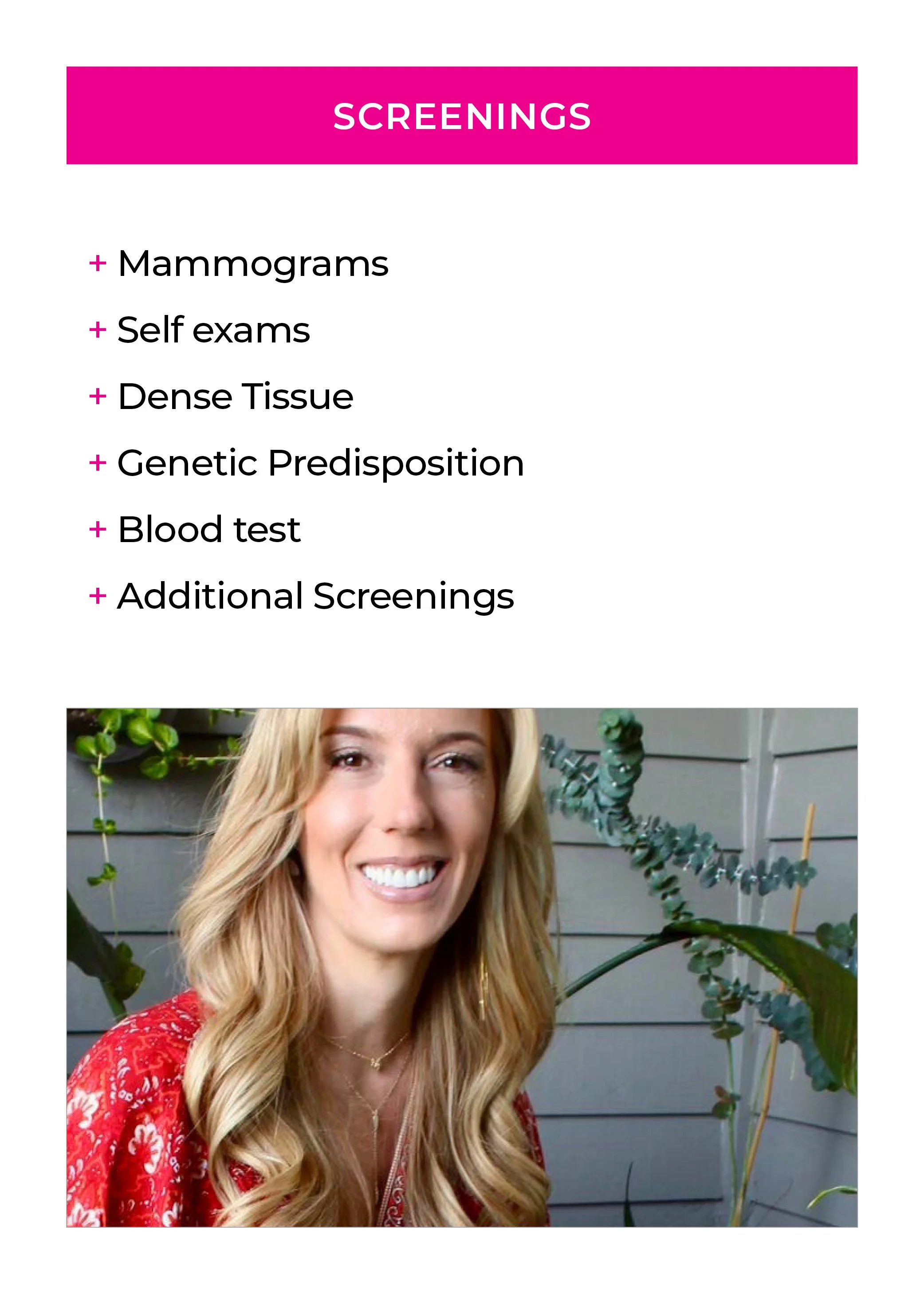 Screenings