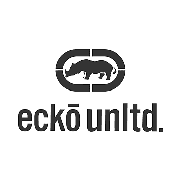 Ecko Unltd. logo with a rhinoceros inside a stylized oval shape.