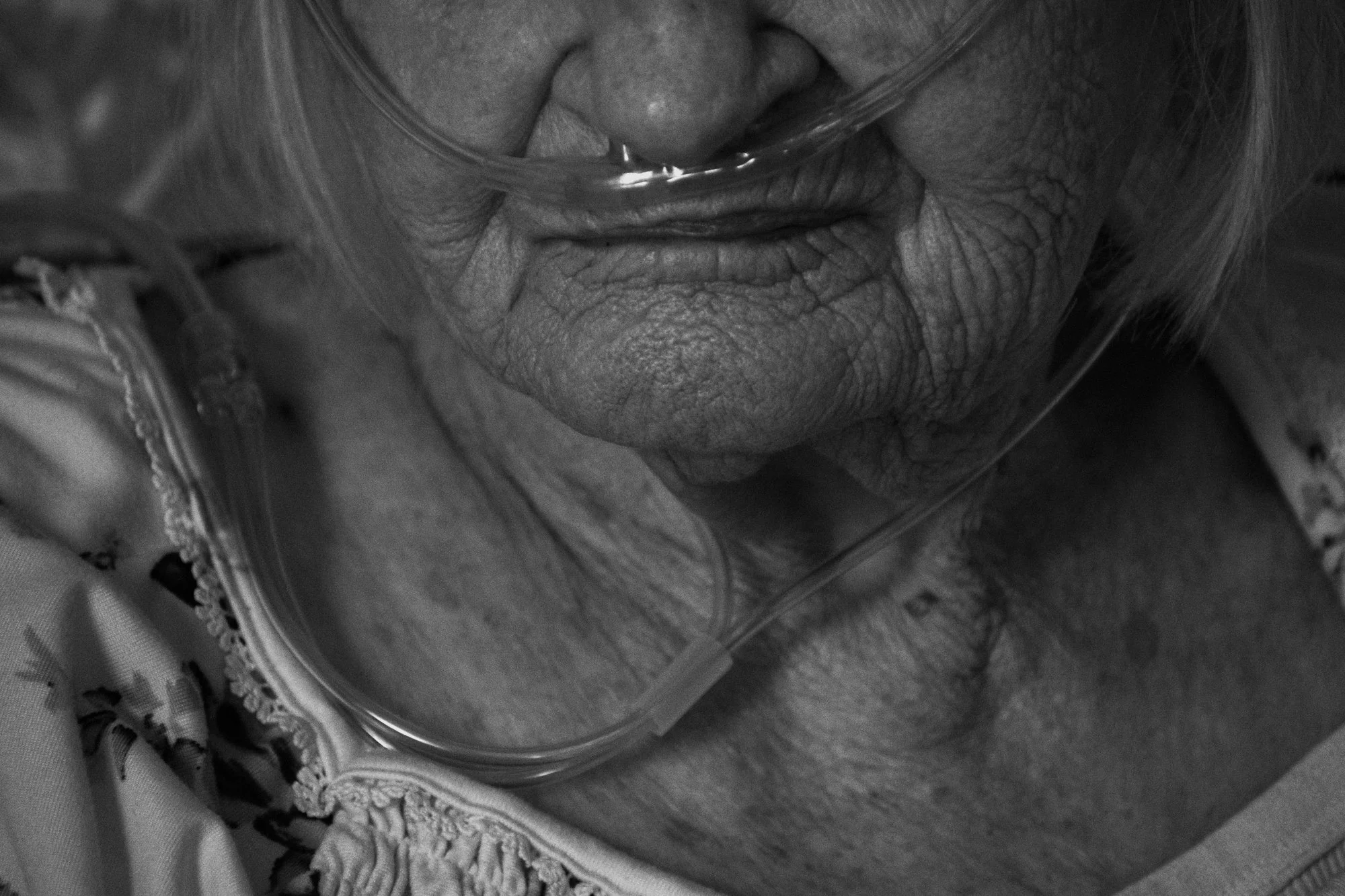 Mary uses her oxygen concentrator to breathe more easily, which has become her lifeline.

“You can see she’s really suffering,” Tina said. “She can’t get her breath out and that scares the shit out of me. I do not want to watch her die, and that’s wh