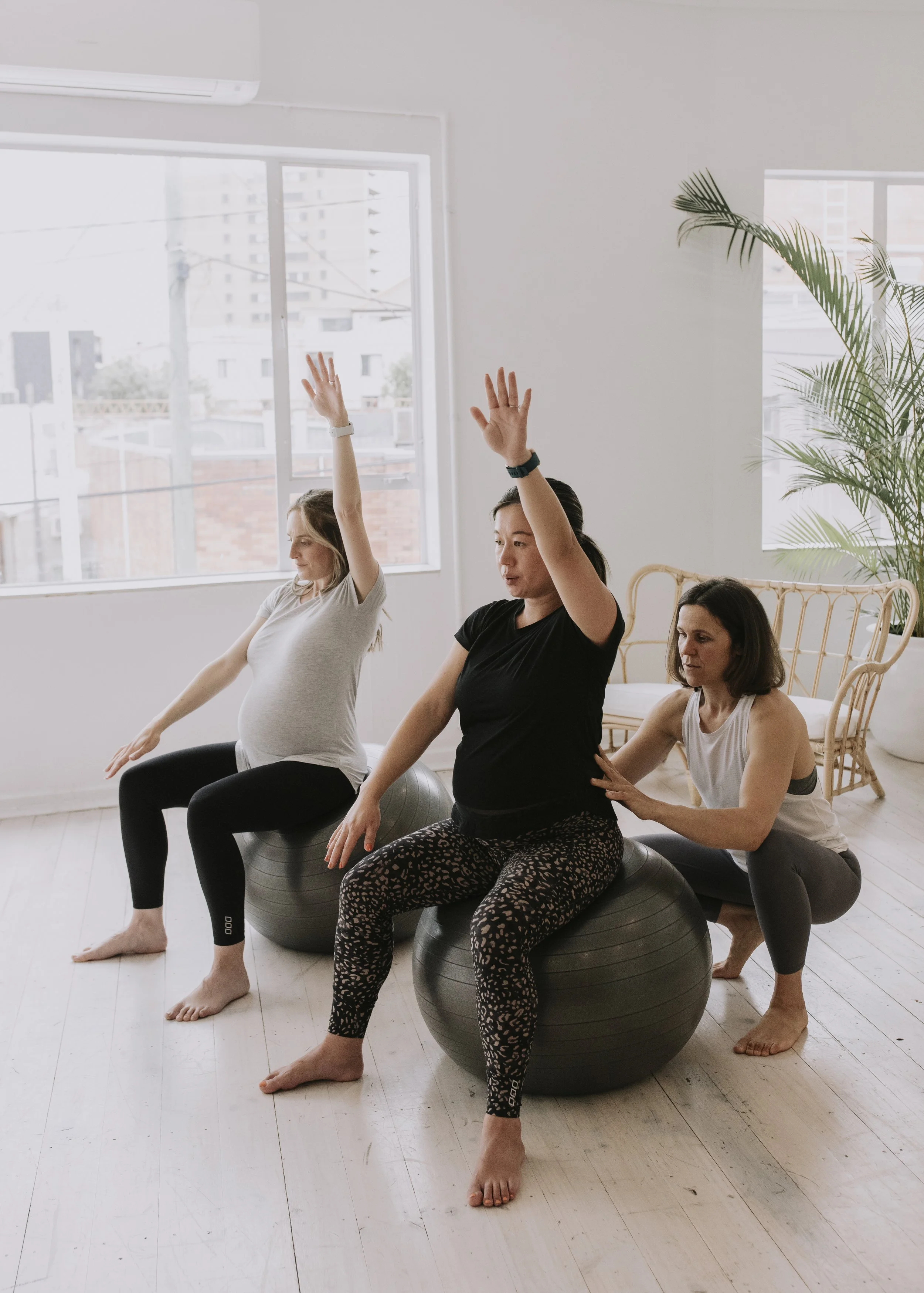 Physio-led prenatal exercise class in Canberra