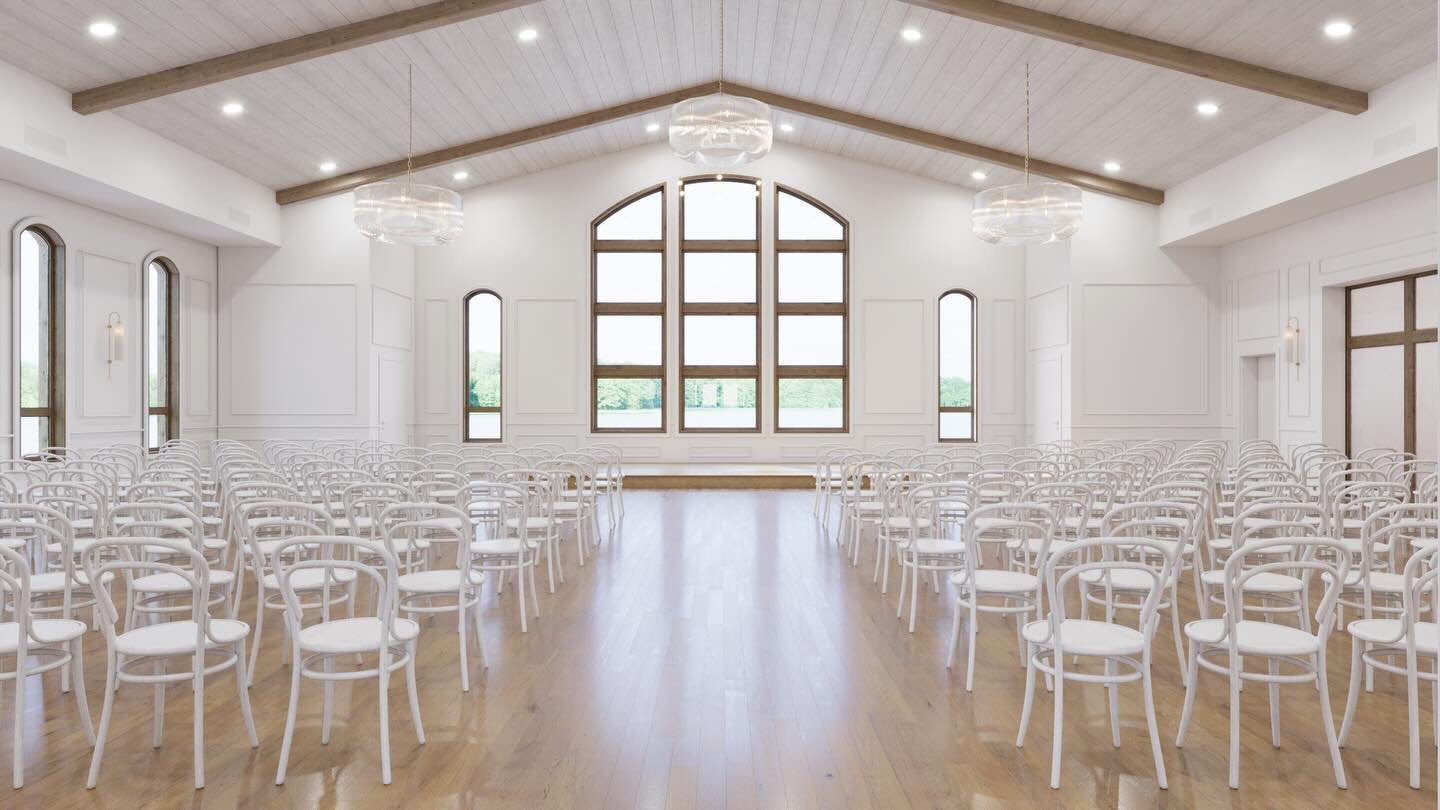Welcome to The Queen Anne Room! 💒🕊️

We&rsquo;re so excited to share another space with you. Designed with timeless elegance in mind, this light-filled room features a sweeping wall of windows overlooking our pond. It is the perfect place to host y