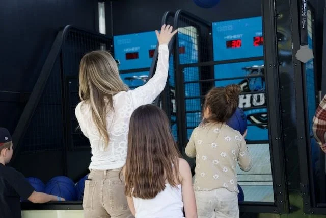 Mobile Arcade Basketball Trailer Rentals in Modesto