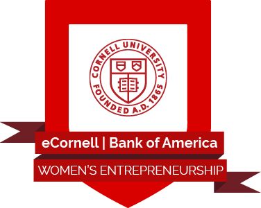 eCornell Bank of America Women’s Entrepreneurship certification badge