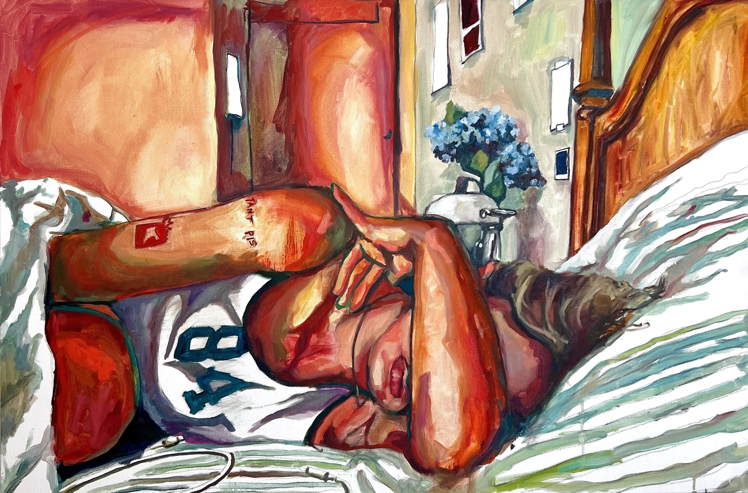 Tant Pis, 2025, 24 in x 36 in (60.96 cm x 91.44 cm) Oil on Canvas