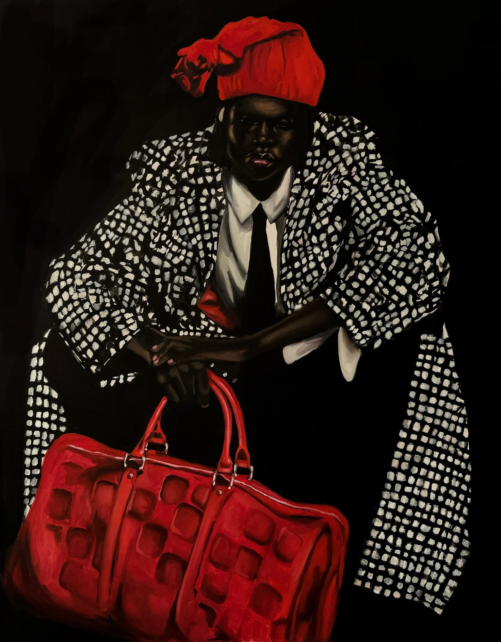 Obsession, 2025, 60 in x 48 in (152.4 cm x 121.92 cm) Oil on Canvas