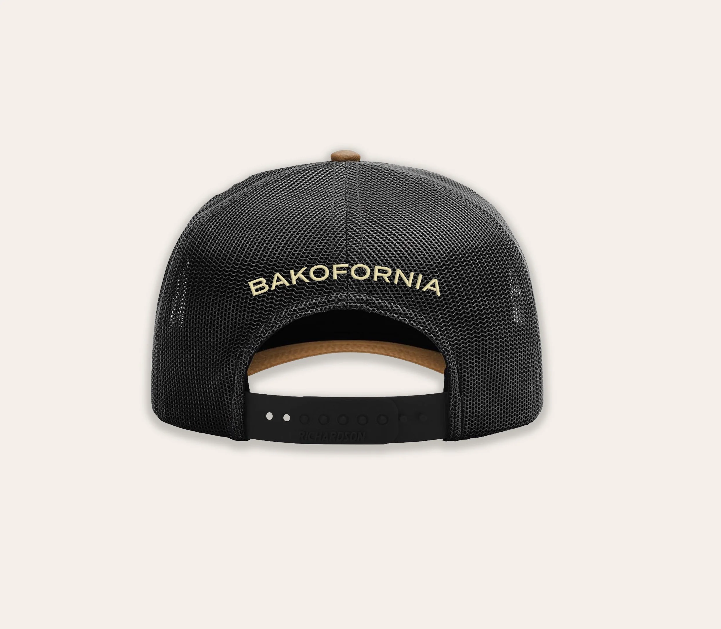 Hat, Bako circle caramel black-back.jpg