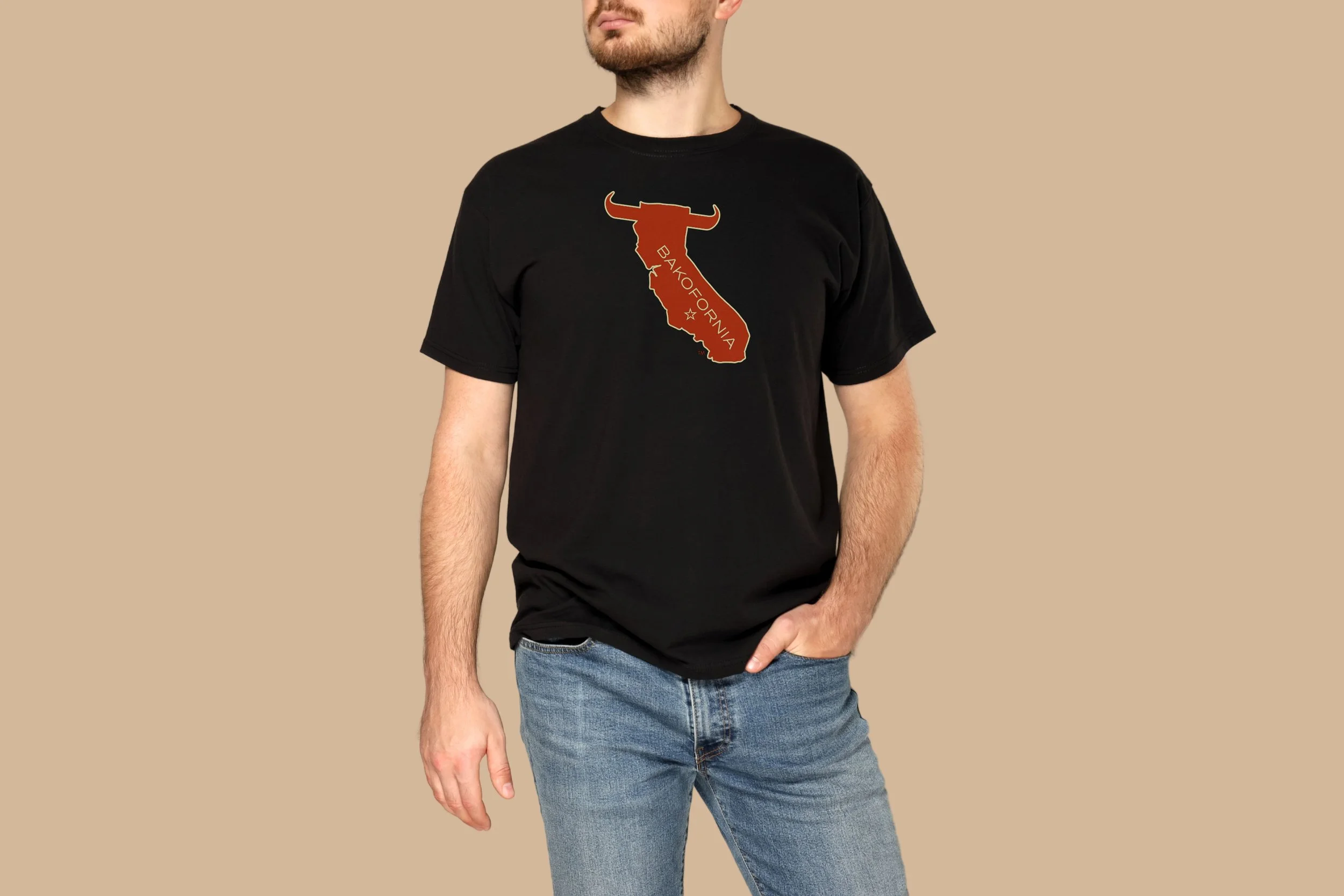 Men's T-shirt -  black