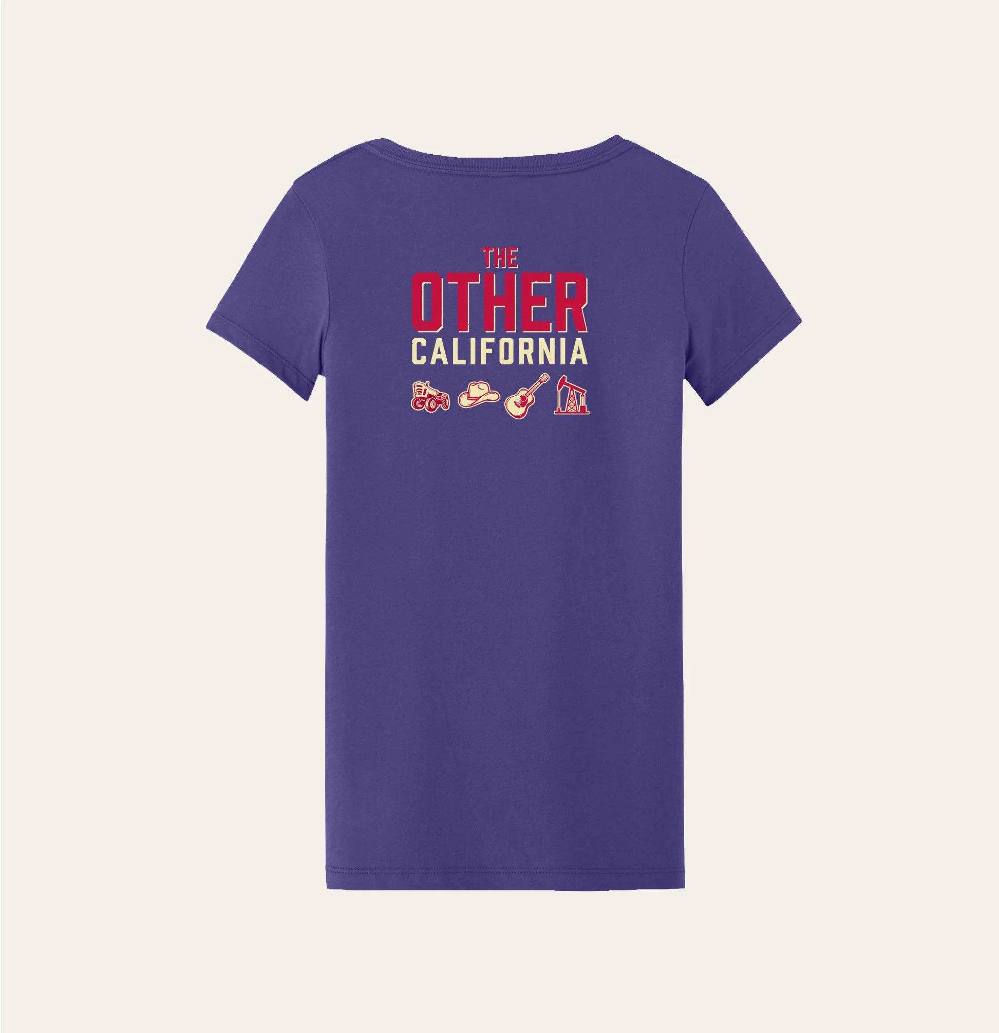 T shirt, womens BAKO purple-back.jpg