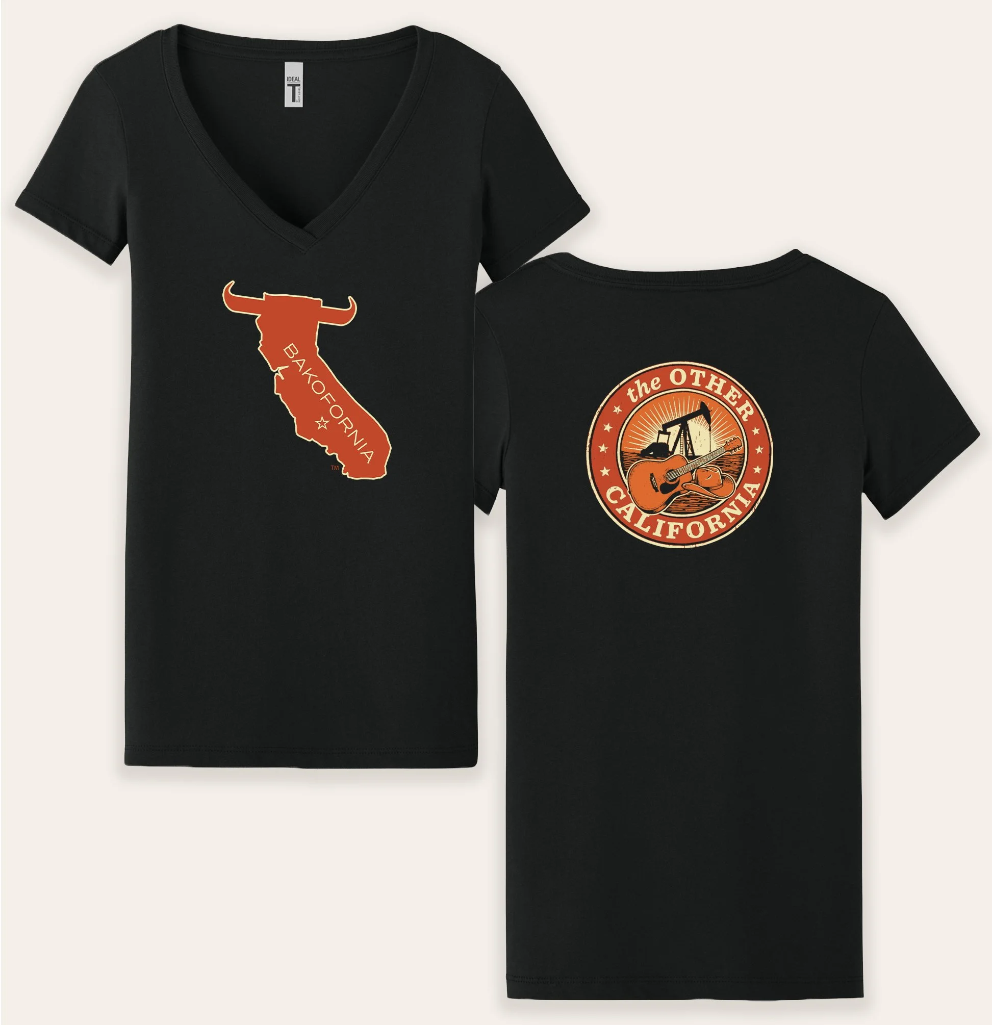 T shirt, womens BAKO black.jpg