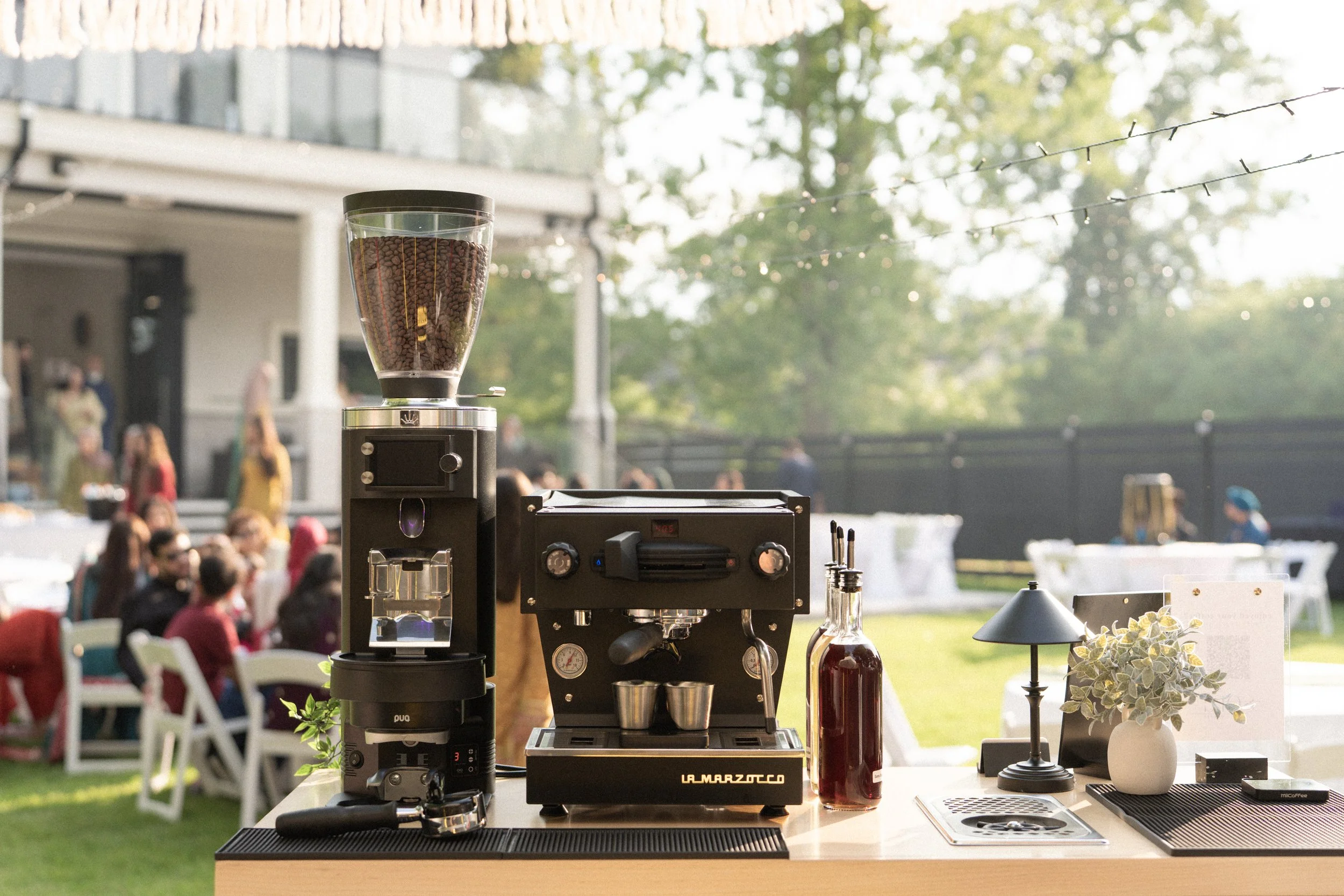 Mobile Espresso Bar for a Wedding