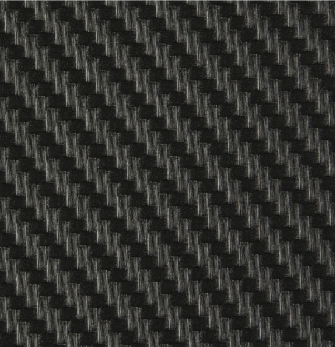 Close-up view of a black fabric with a woven pattern of gray threads.