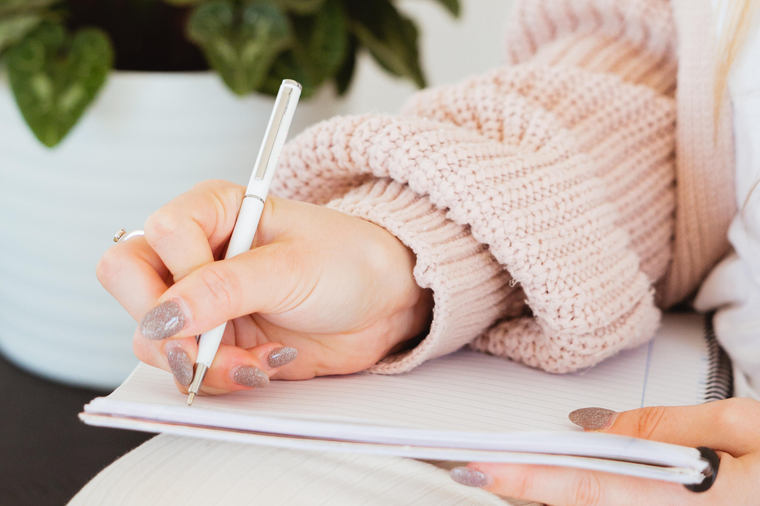 Journaling and self-reflection as part of counseling at Meadowbrook Counseling in Athens, Alabama.