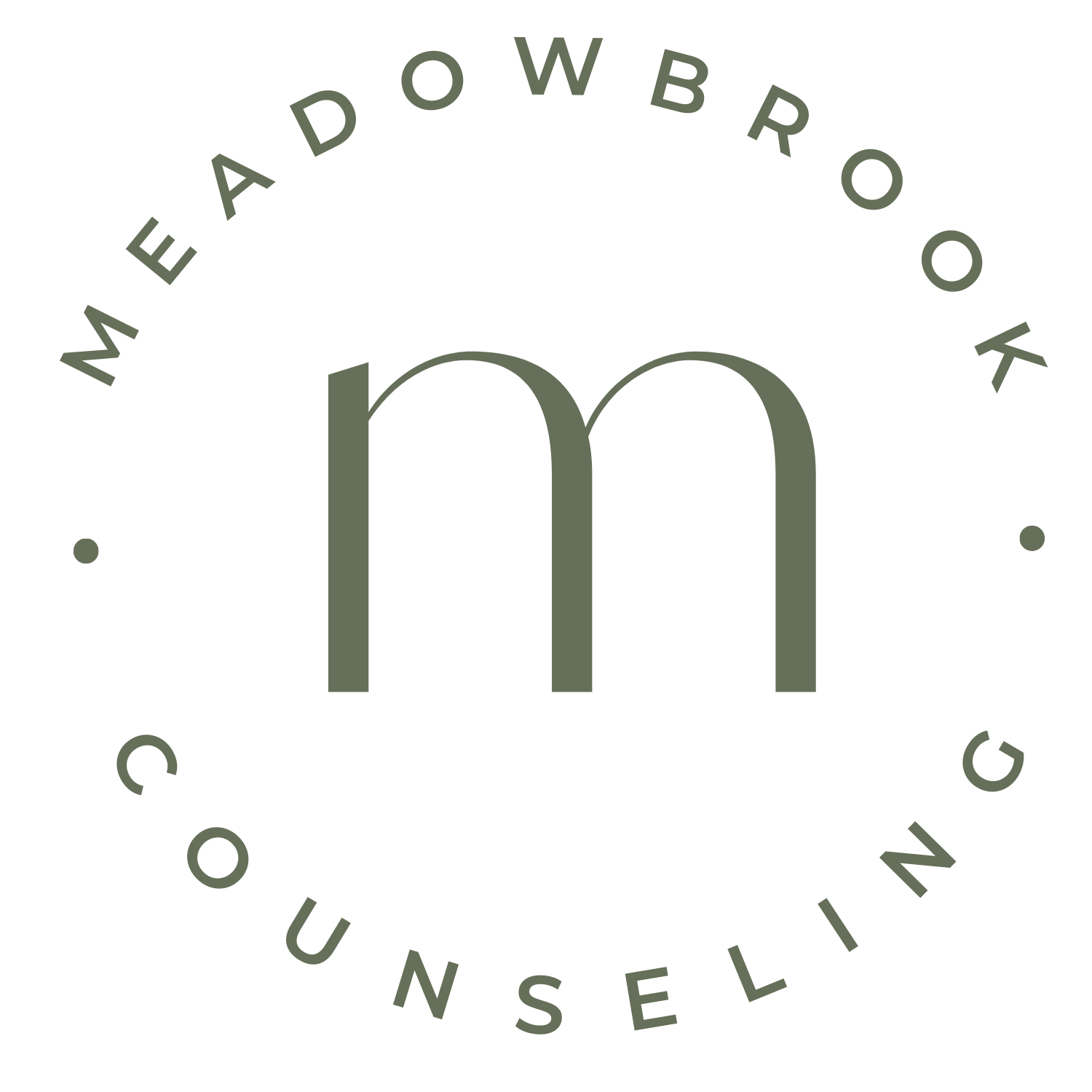 Meadowbrook Counseling logo representing therapy services in Athens, Alabama.