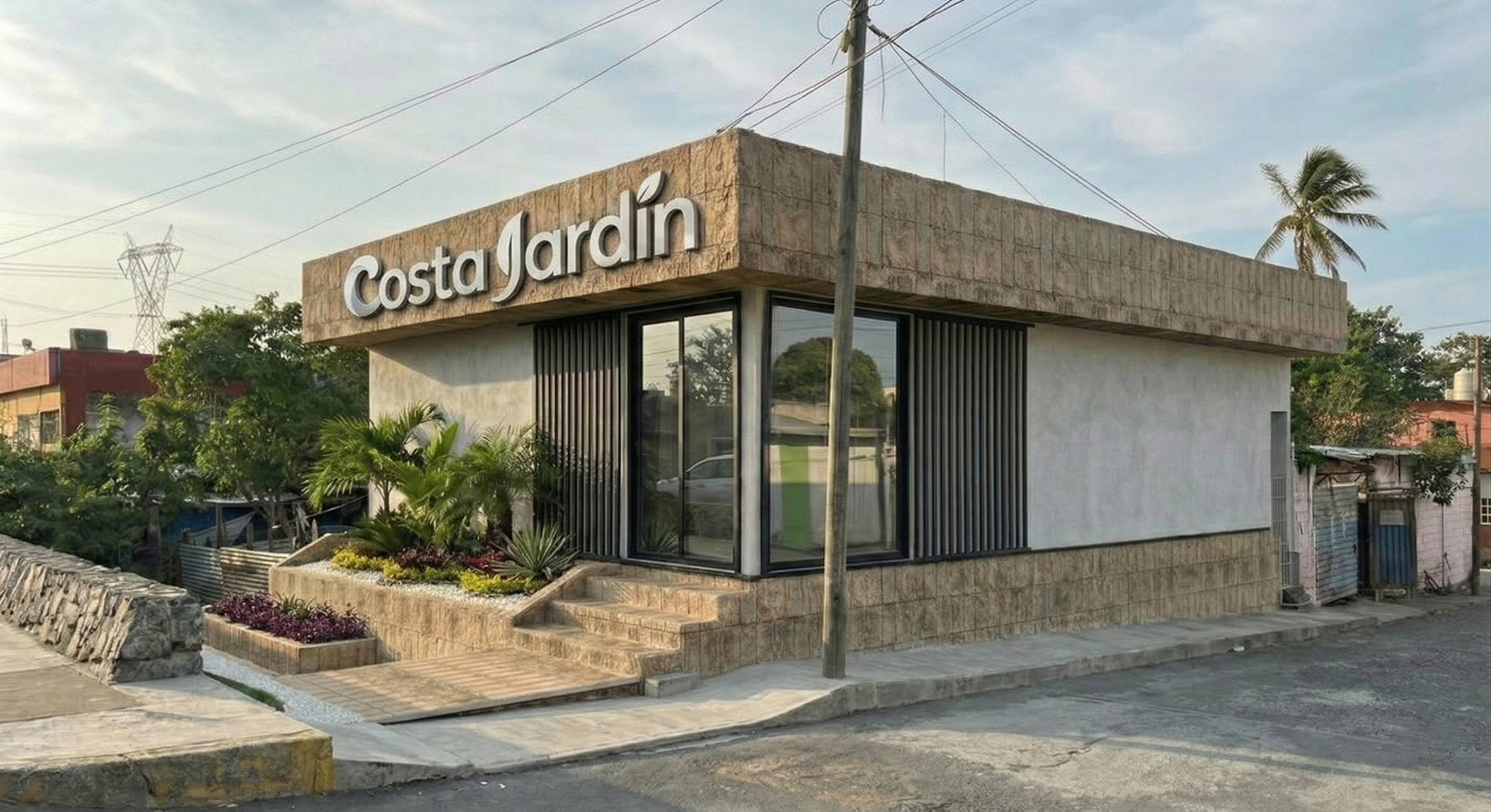 Proyecto local comercial tienda "Costa Jardín", Veracruz, México. HEGE Arquitectos