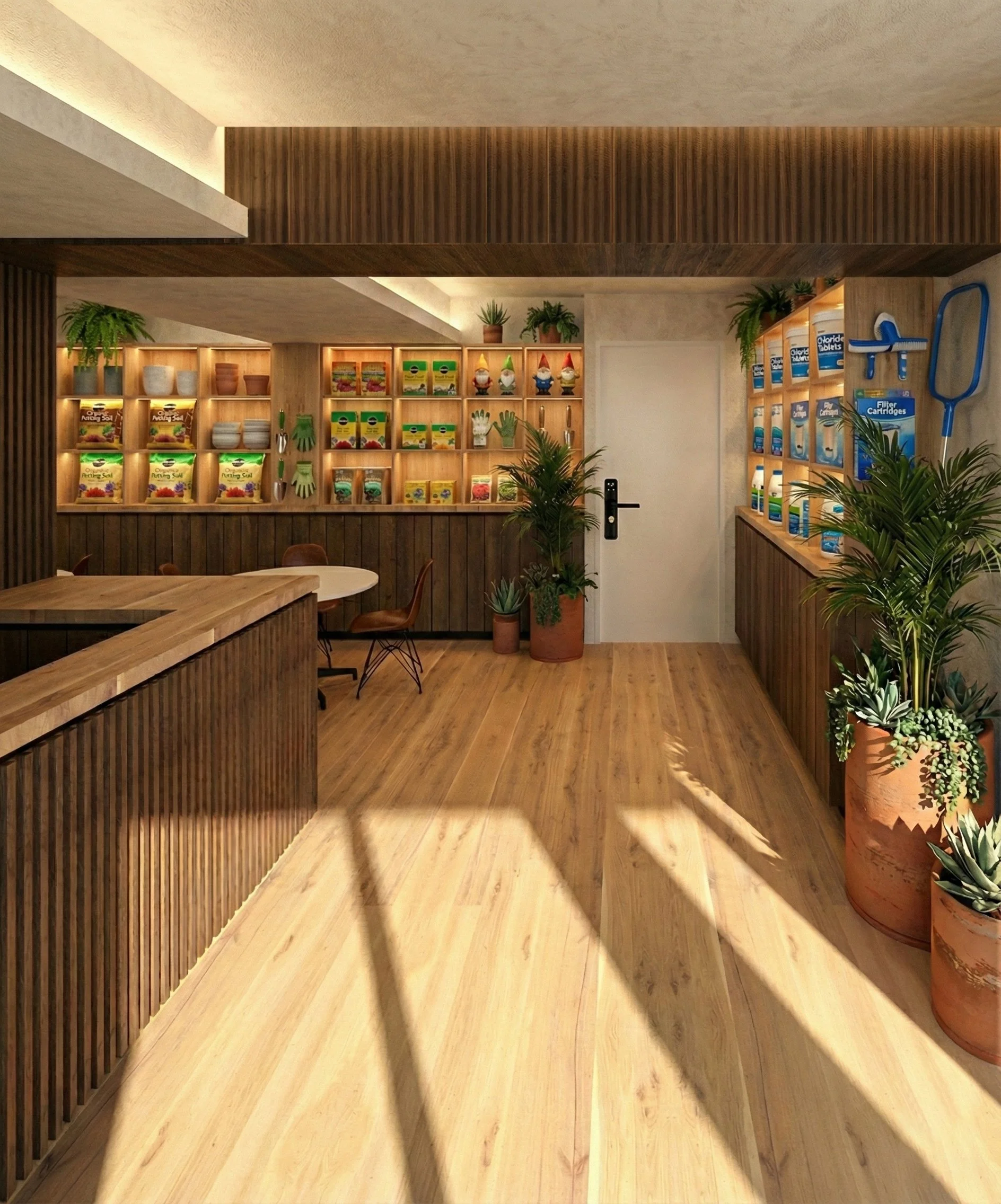 Proyecto local comercial tienda "Costa Jardín", Veracruz, México. HEGE Arquitectos