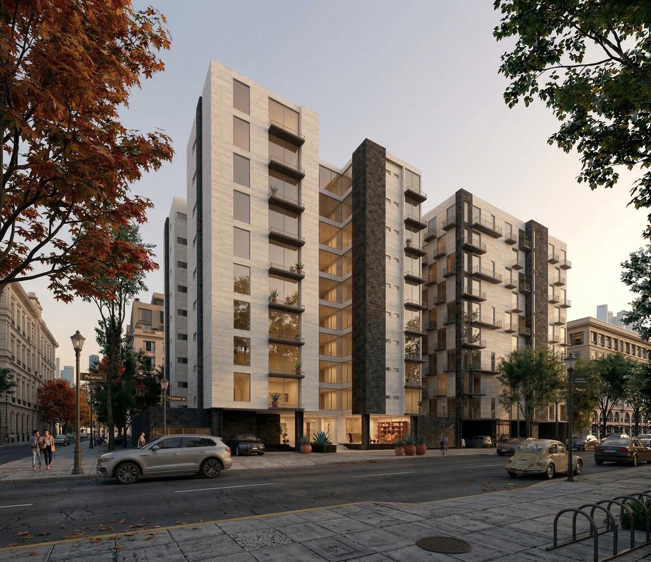 Proyecto corporativo de oficinas Zurich 296, Polanco, Ciudad de México, Cdmx. HEGE Arquitectos