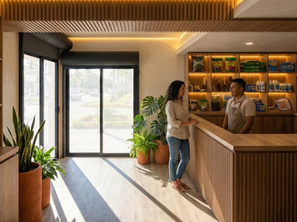 Proyecto local comercial tienda "Costa Jardín", Veracruz, México. HEGE Arquitectos