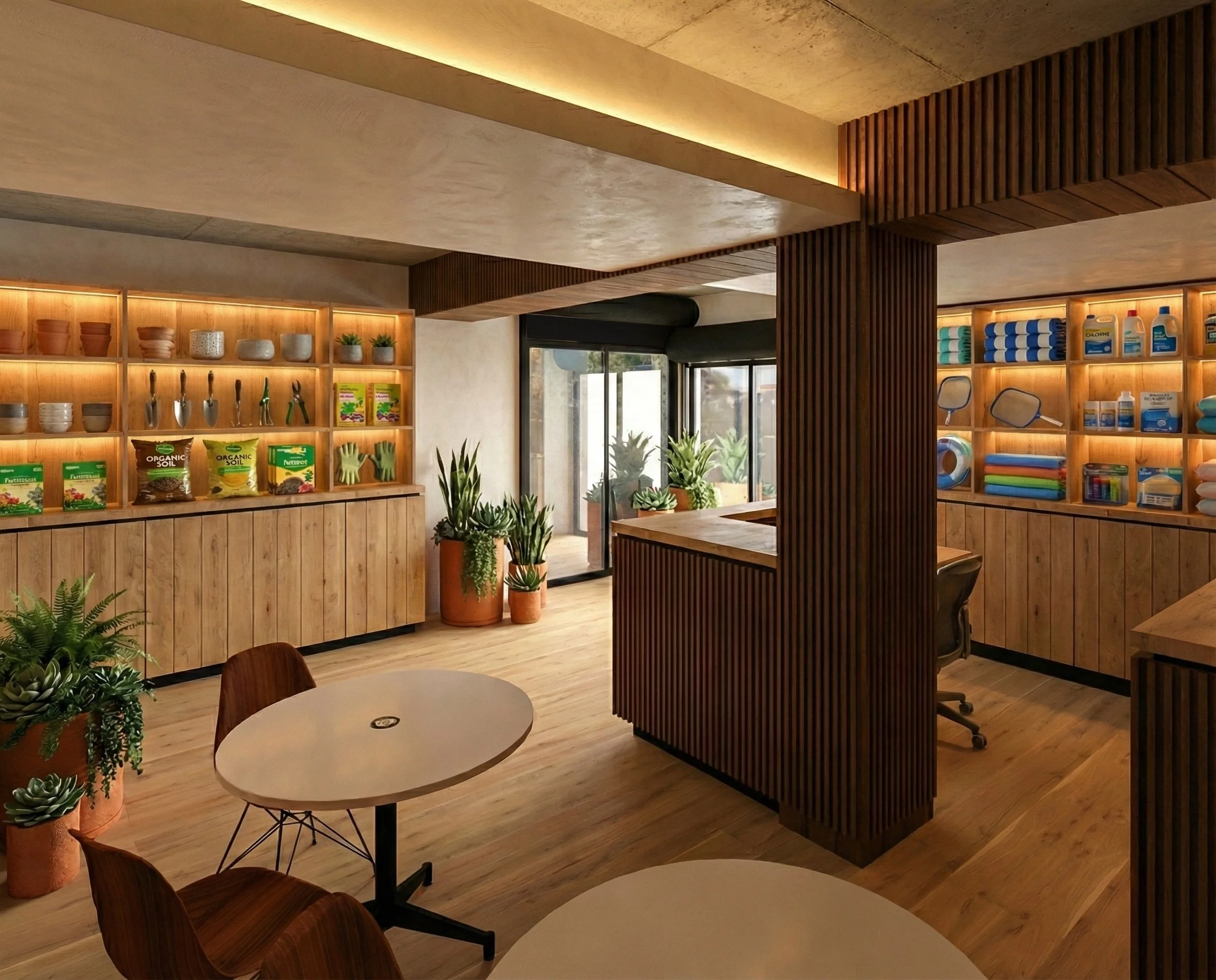 Proyecto local comercial tienda "Costa Jardín", Veracruz, México. HEGE Arquitectos