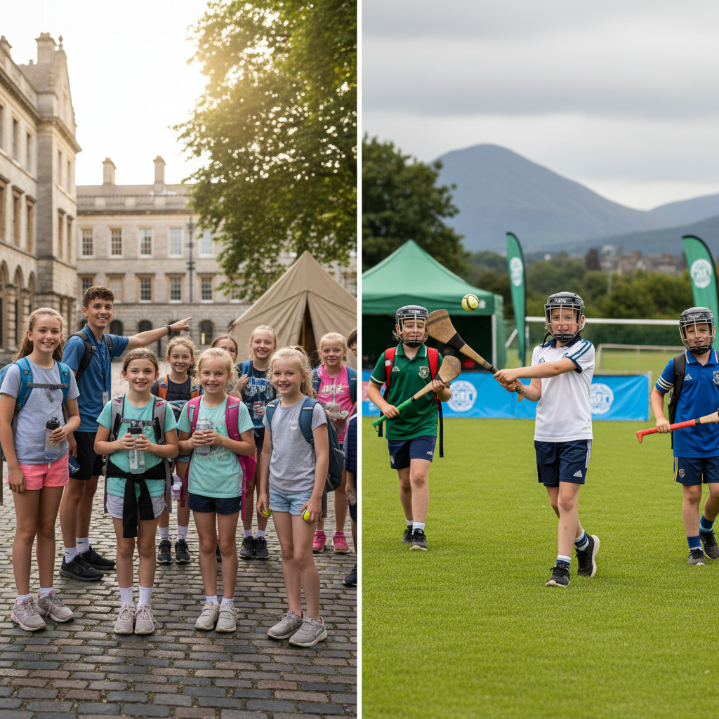 Una semana santa de campamentos en Dublin