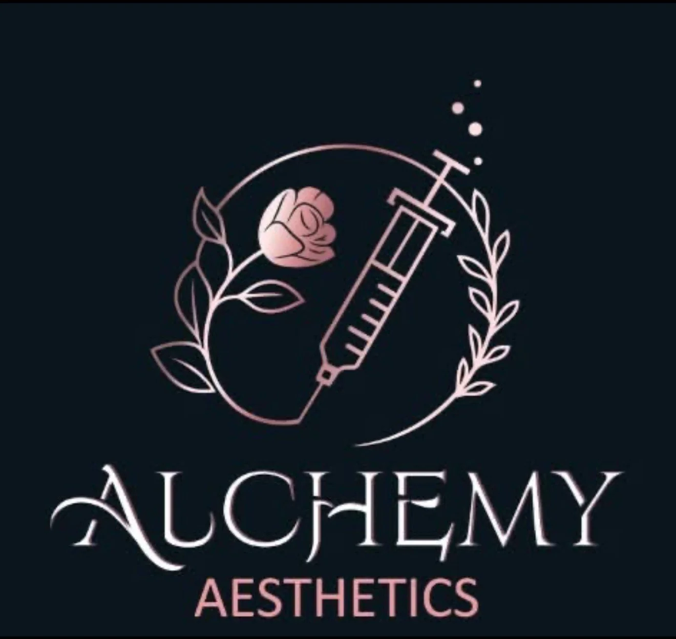 Alchemy Aesthetics logo- local medical aesthetics clinic serving Oregon City, Oregon and local Community