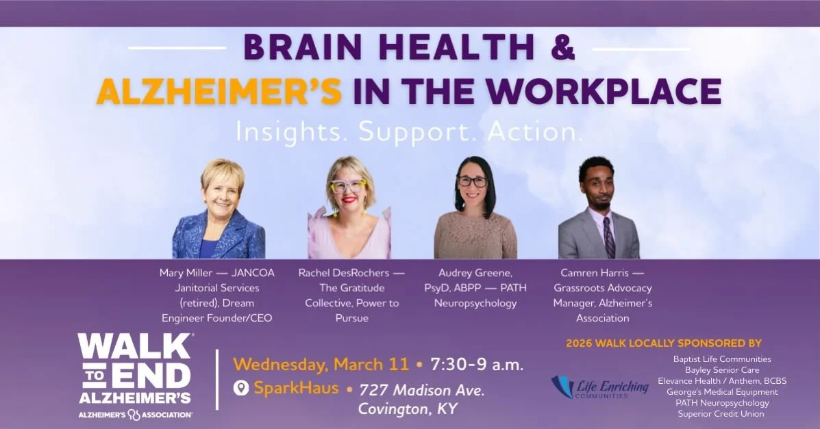 Beyond GRATEFUL to moderate this conversation for the @alzcin chapter of the @alzassociation - of course a cause that&rsquo;s near &amp; dear to my heart. 

I&rsquo;m entering year 6 of a transformative grief journey, carrying the love and hope of my