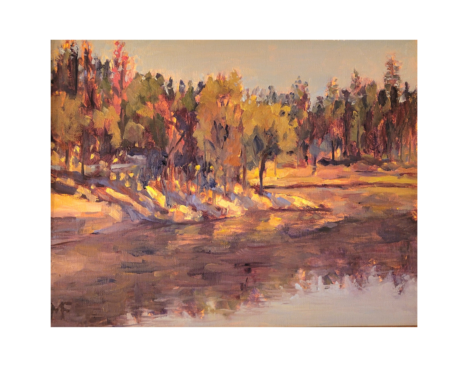 Pollock Pines Reservoir Plein Aire