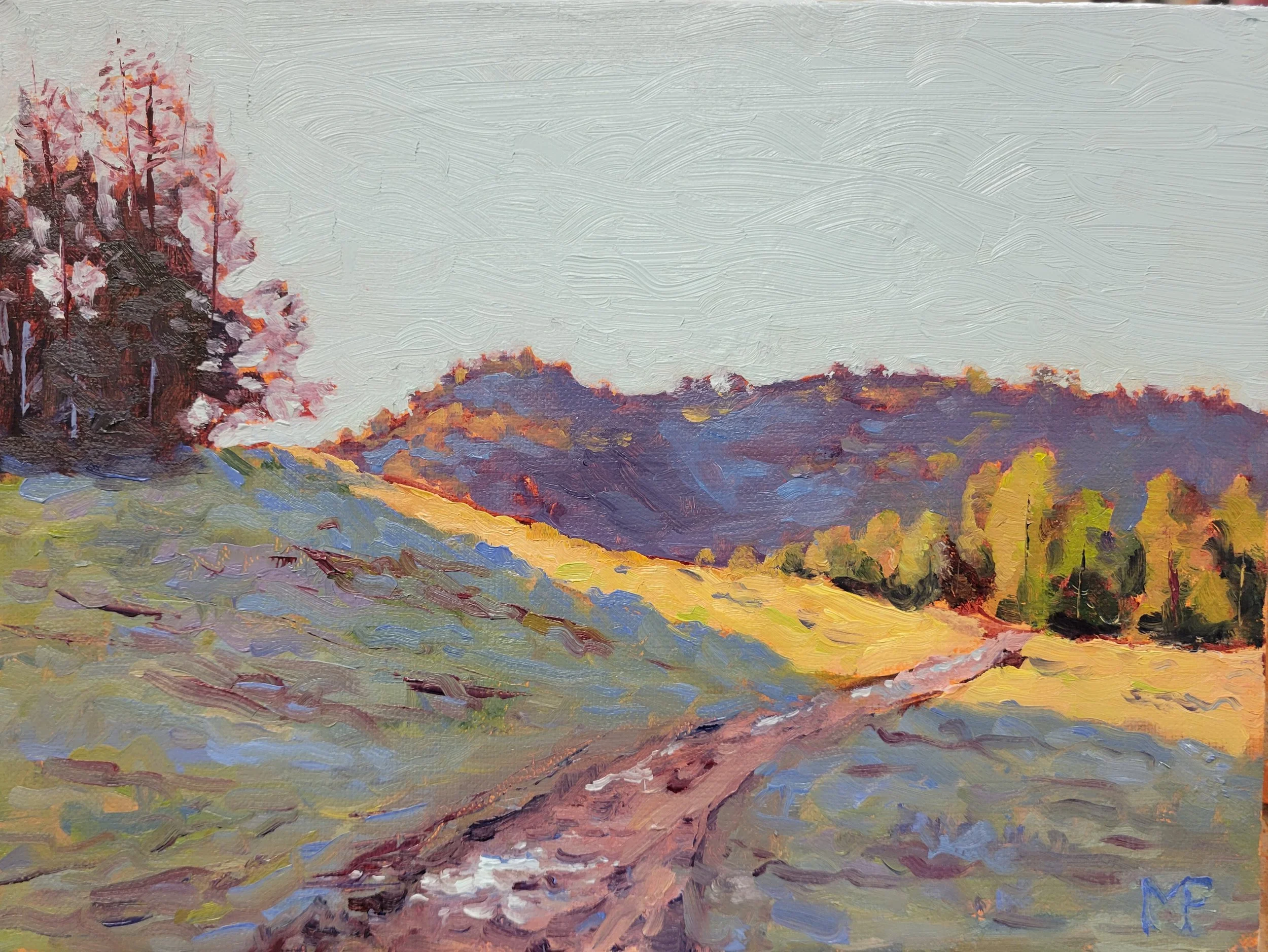 $250 Pilot Hill Evening 9 by 12.jpg