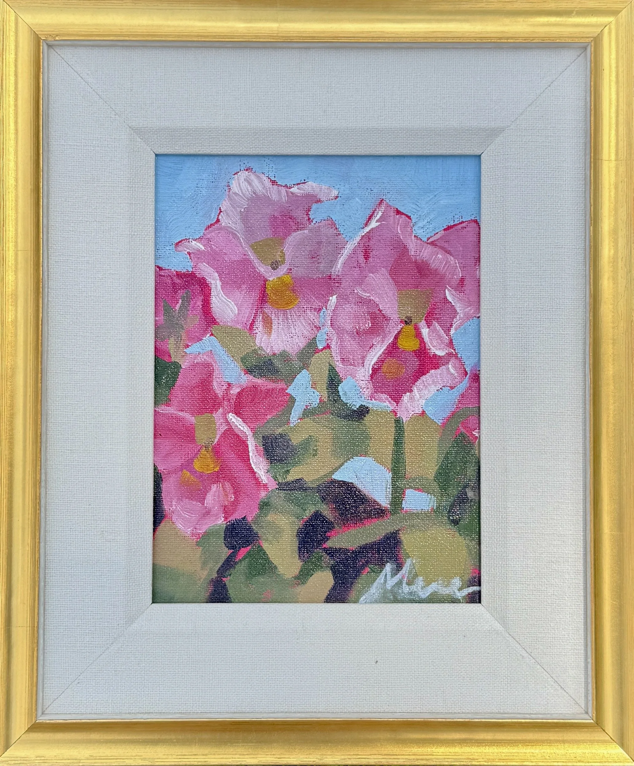 "The Weight of Glory in Petals" Original Oil Painting