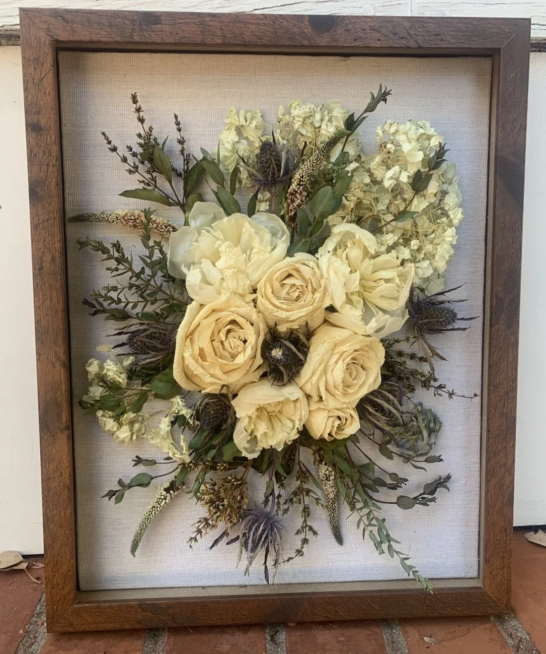 Large Preserved Floral Shadowbox