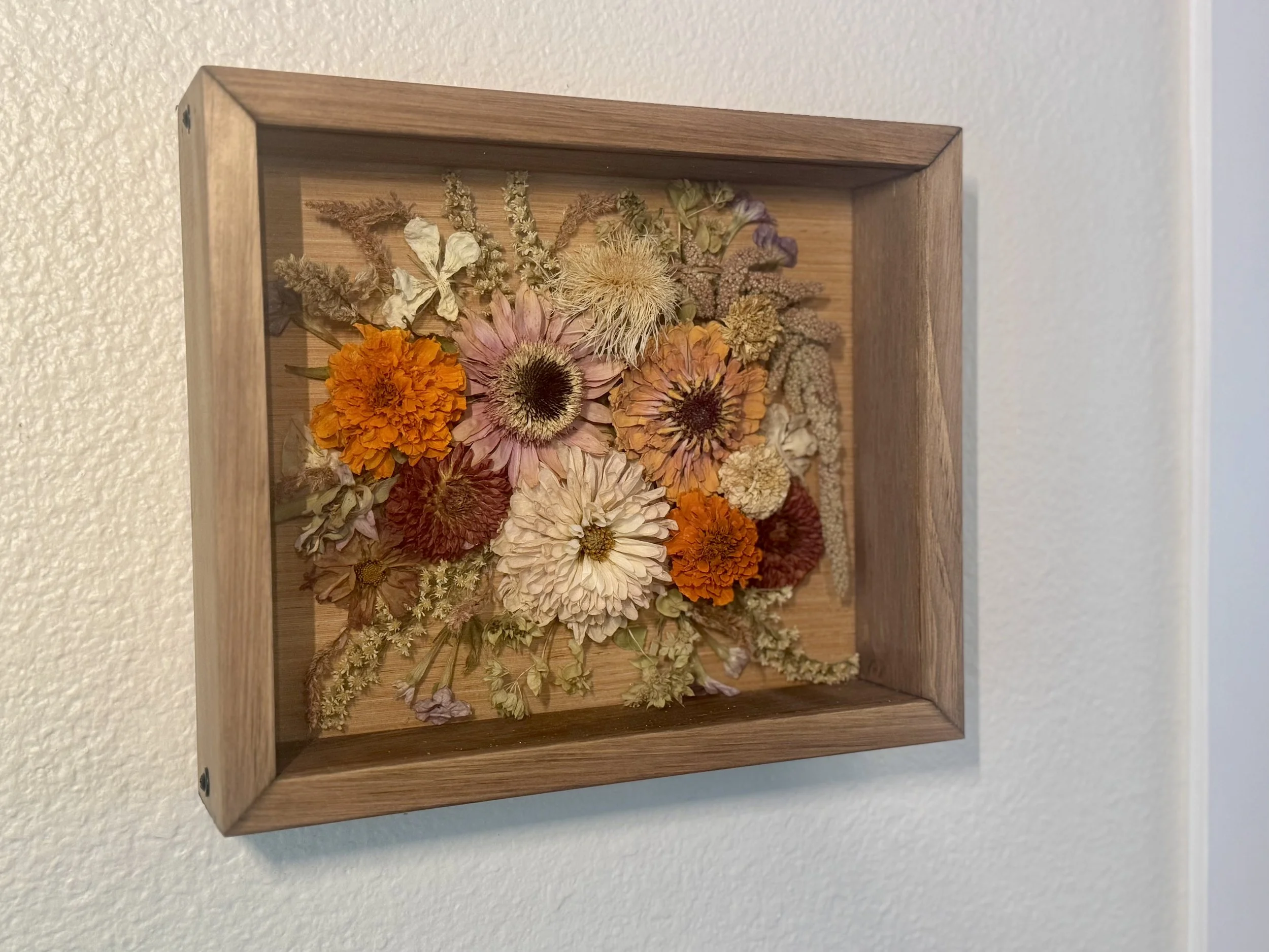 Medium Preserved Floral Shadowbox