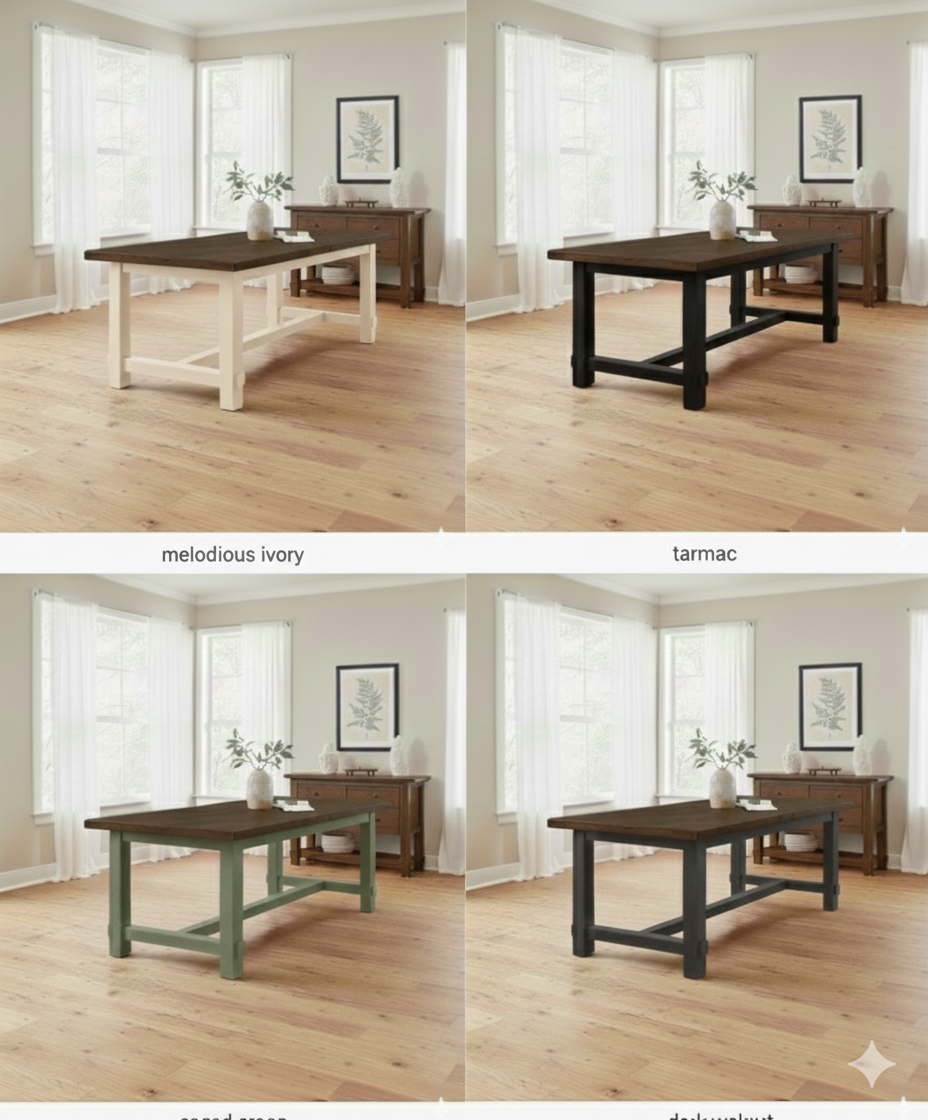 The Farmhouse Trestle Table