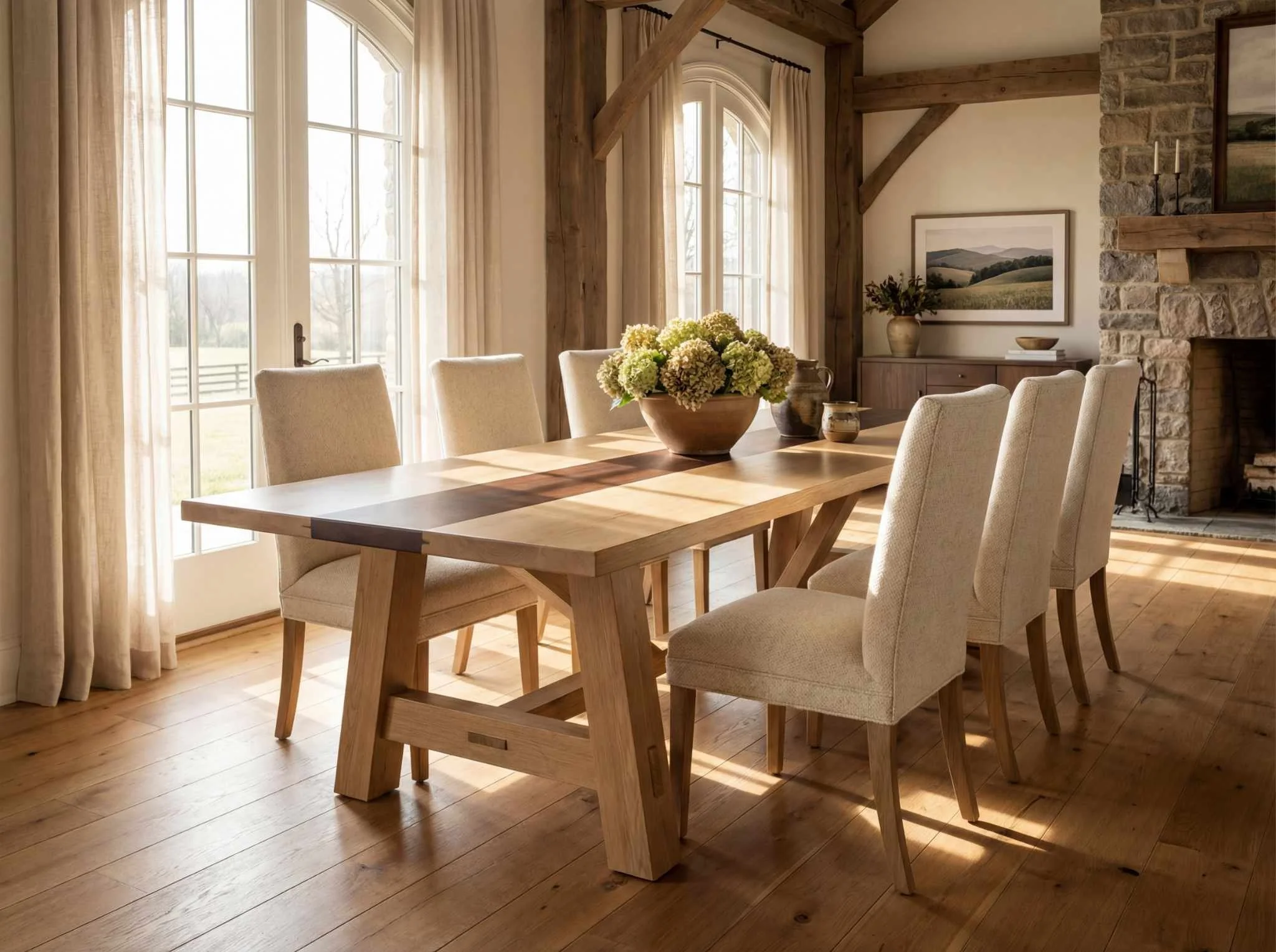 Bourbon-Country Trestle Table