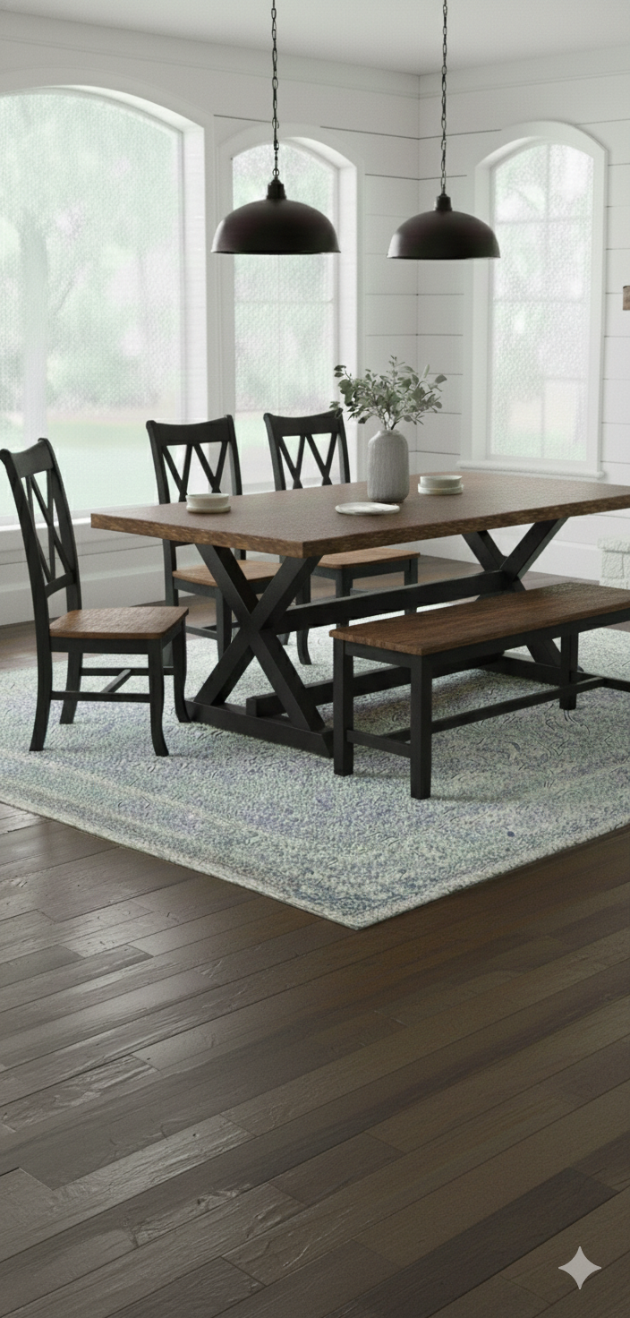 The Artisan X-Frame Dining Table