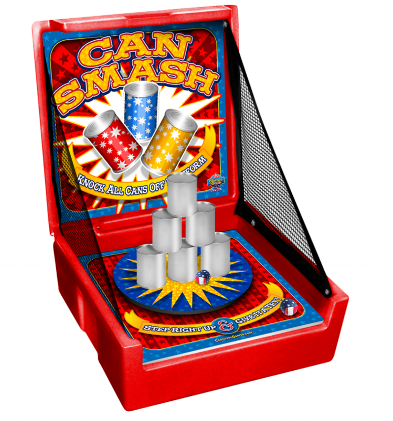 carnival game can toss game rental