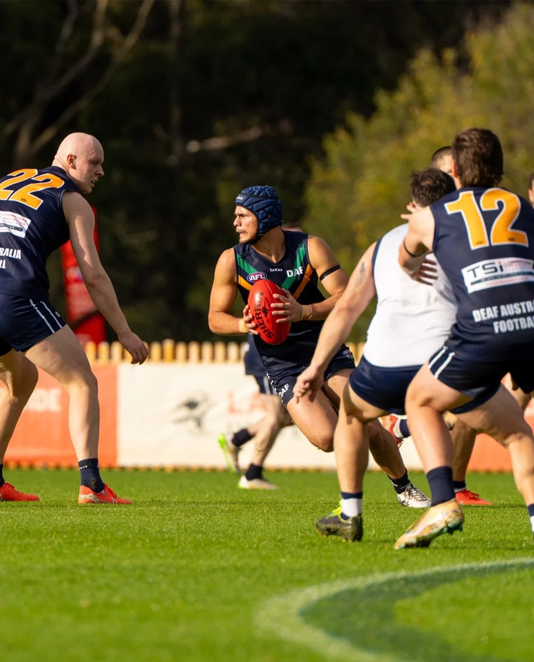 Deaf Football 🏉 returned to the field on Saturday taking on @victoriapolice in a friendly match. Some 📸 from the men&rsquo;s game. For the full gallery, click the link in bio.