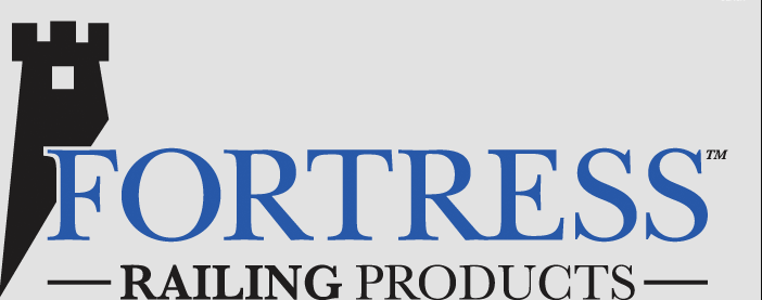 Fortress Railing Products logo with stylized castle tower graphic.
