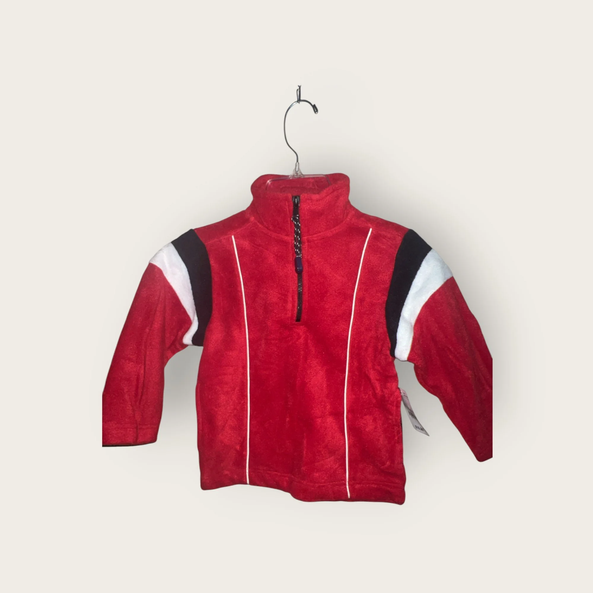 Arizona Jean Co Fleece Quarter Zip - Scarlet.jpg