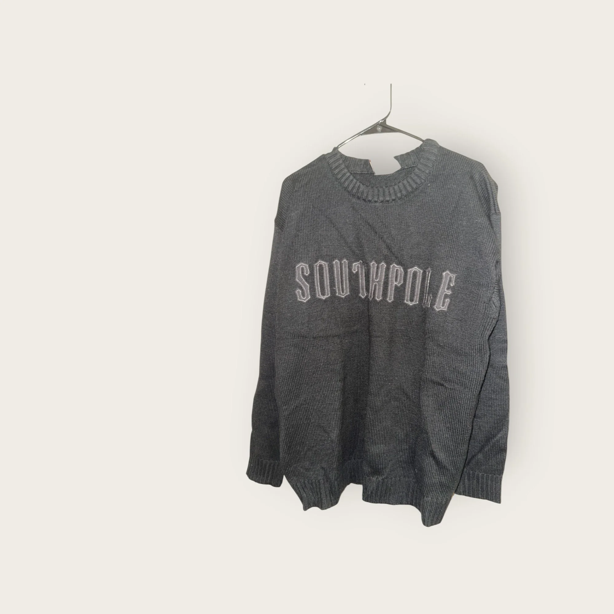 Southpole Black on Black Knit Sweater.jpg