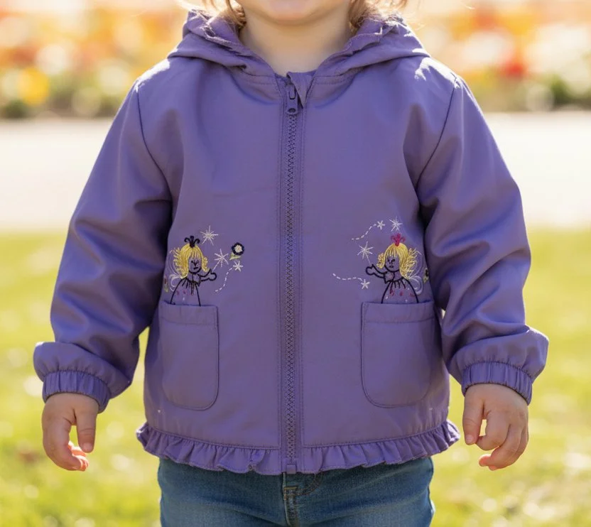 Okie Dokie Purple Fairy Puff Jacket