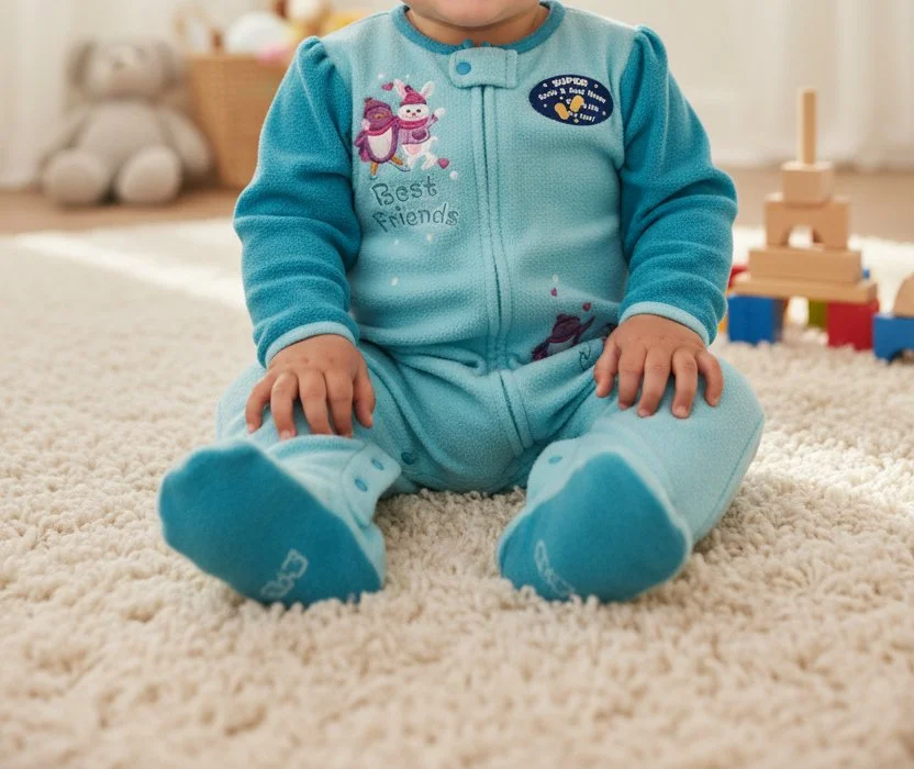 OkieDokie "Best Friends" Footed Pajamas