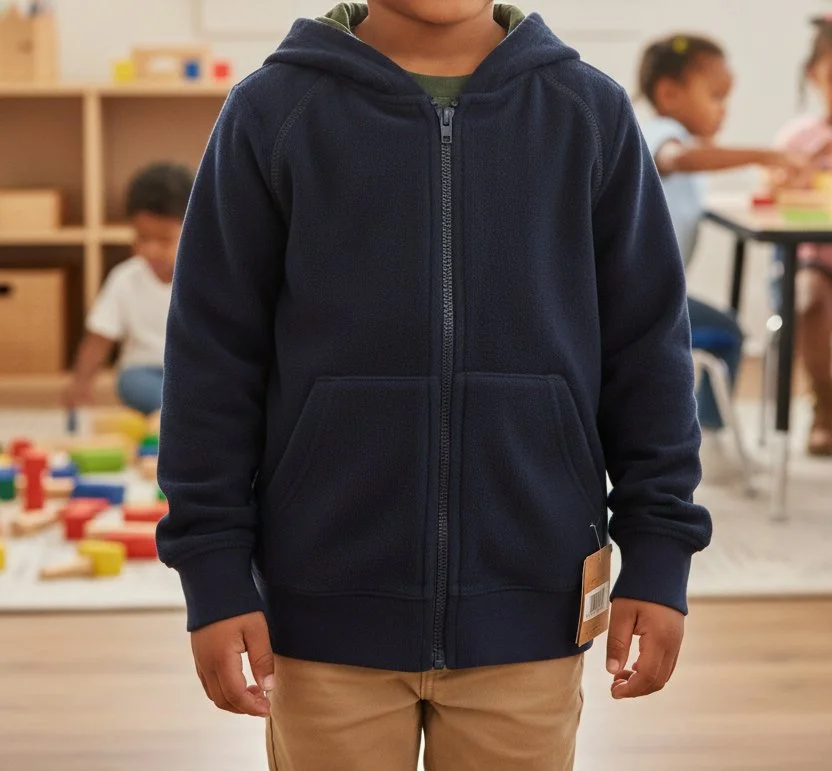 Arizona Jean Co. Navy Fleece Zip-Up