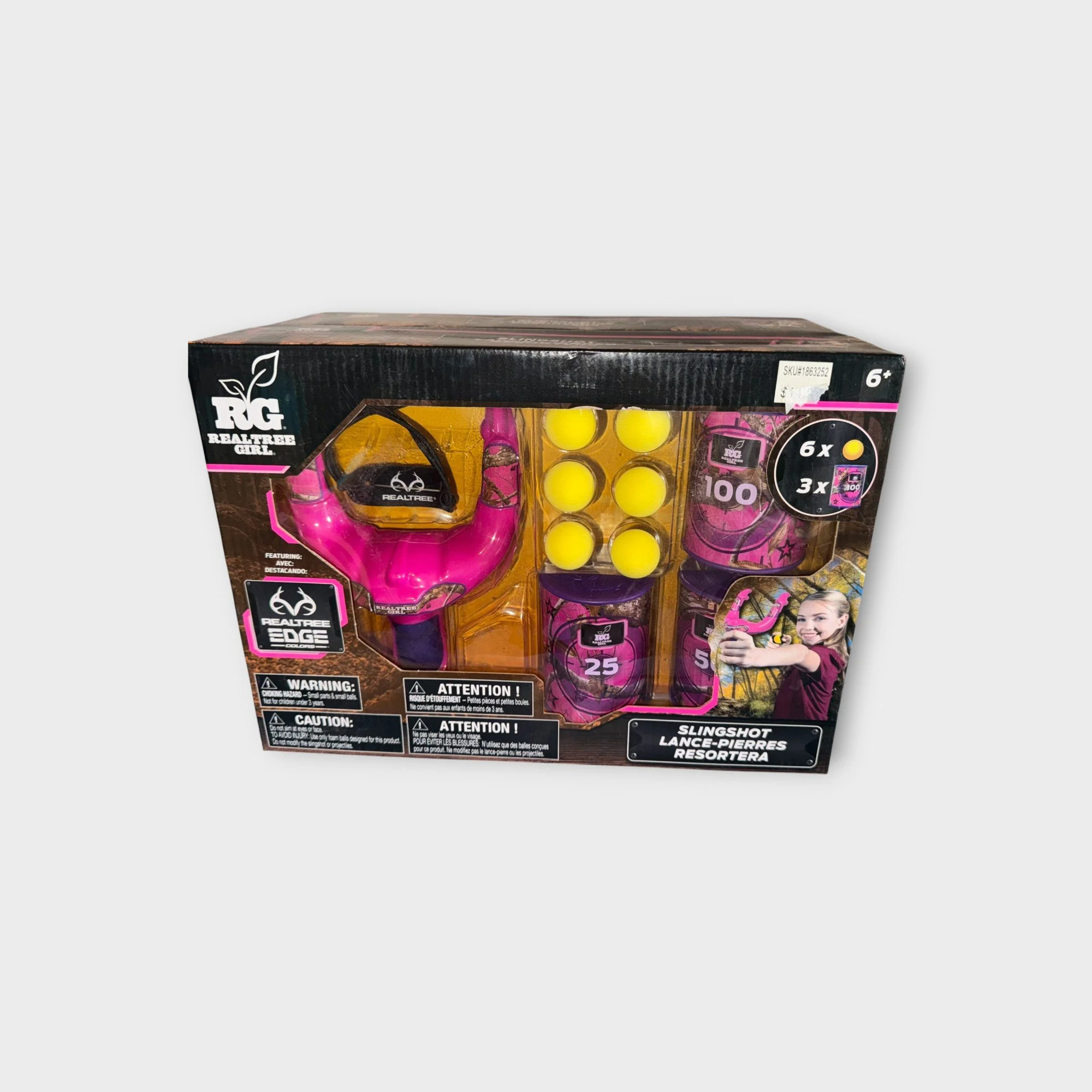 Realtree Girls Pink Slingshot Set