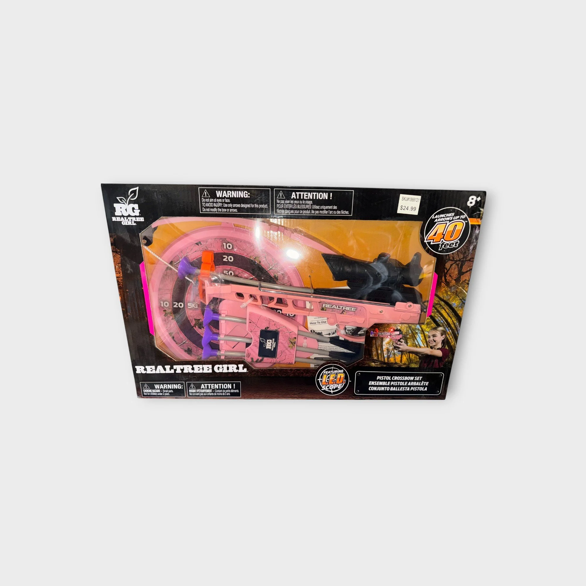 Realtree Girl Pistol Crossbow Set