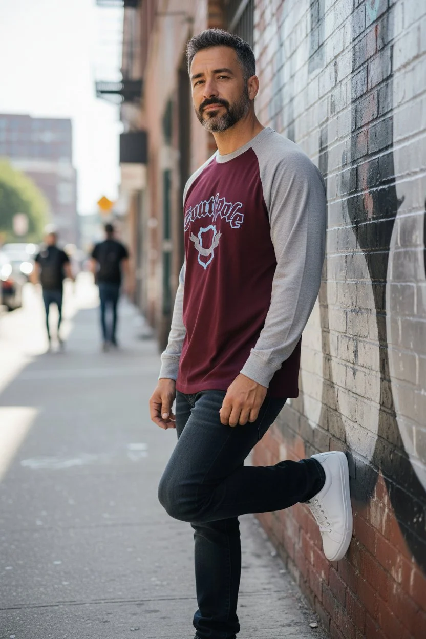 Southpole Baby Blue Emblem Long Sleeve