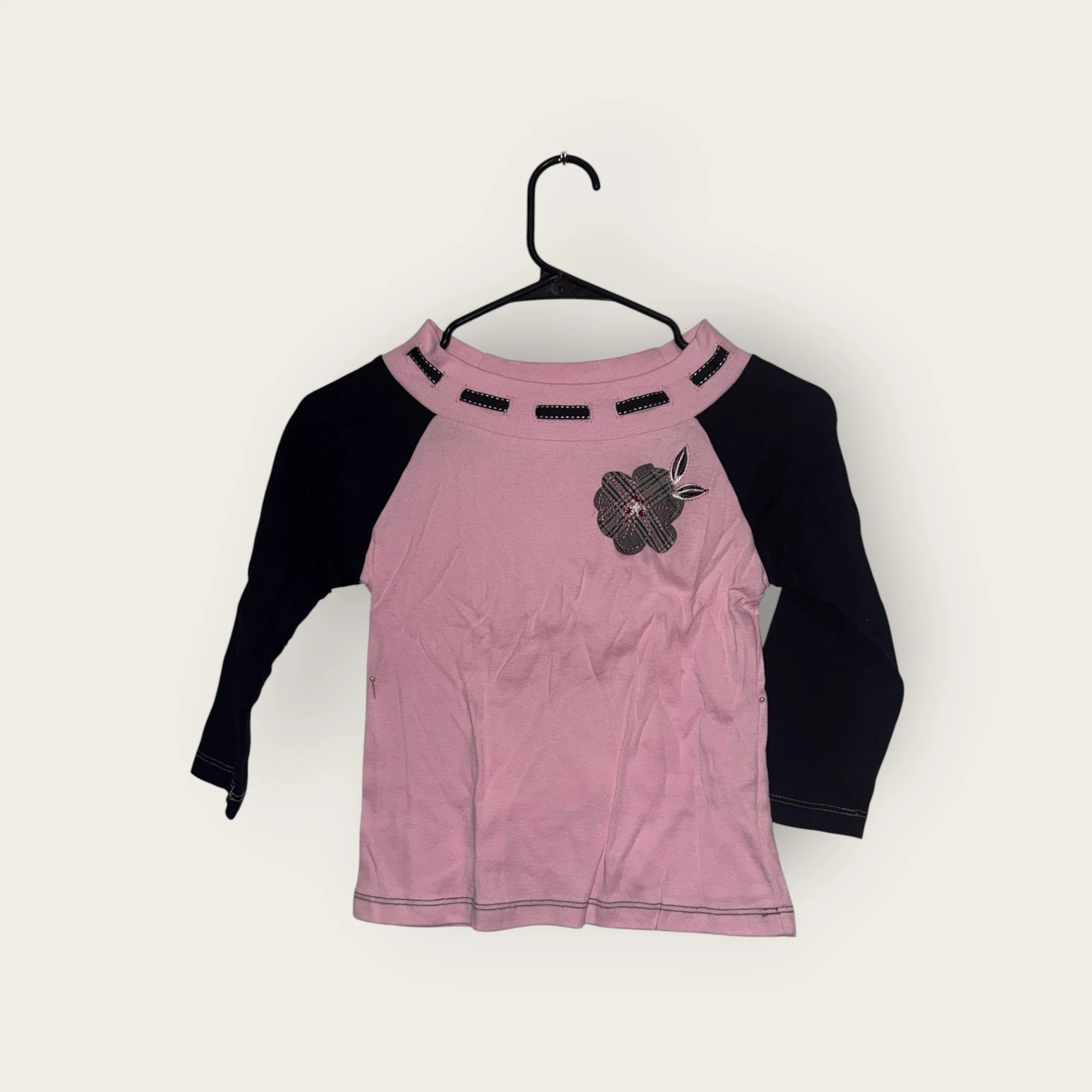 3/4 Sleeve "Light Pink" Long Sleeve