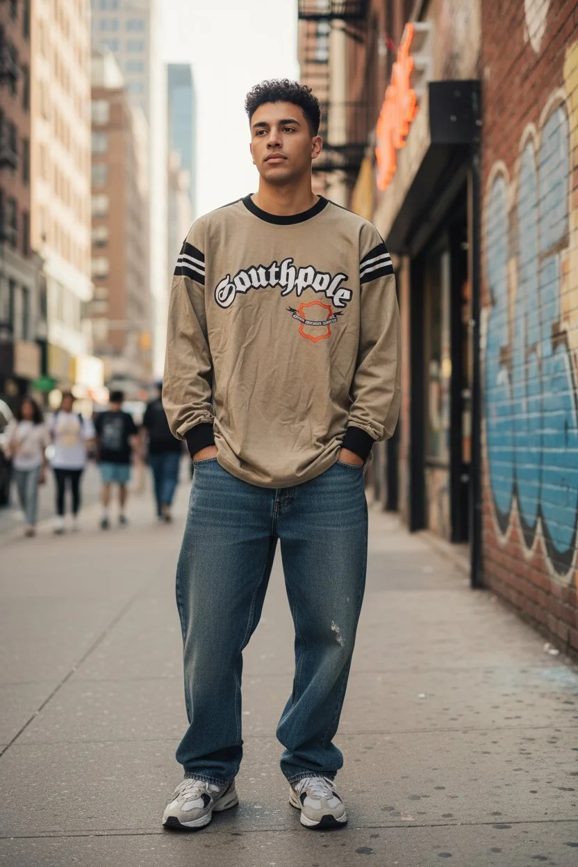 Southpole Khaki Long Sleeve